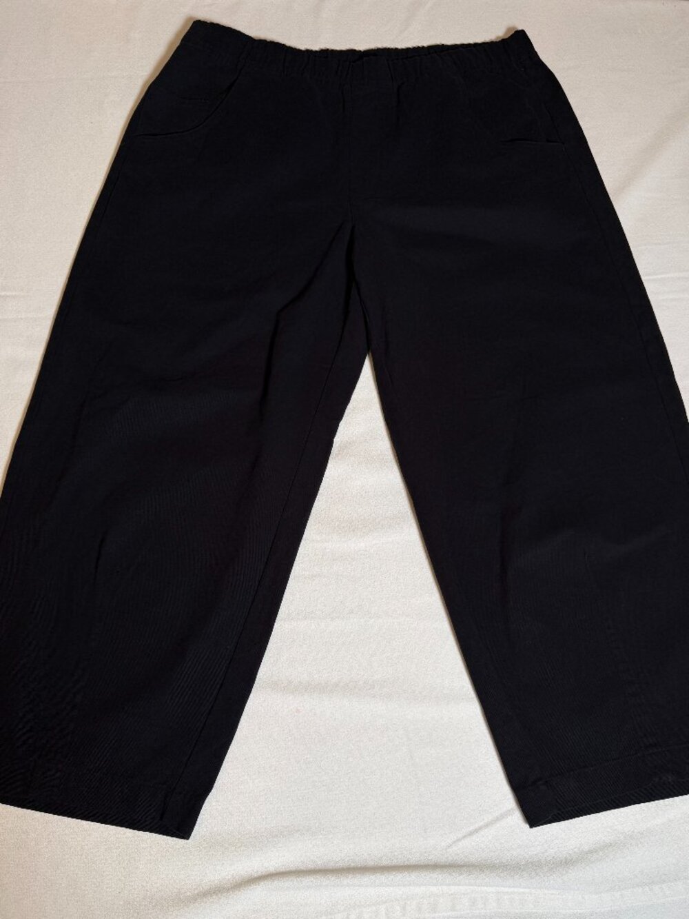 NWOT Universal Thread Barrel Pants Black Women's XL with Comfort Waistband